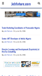 Mobile Screenshot of jobfixture.com
